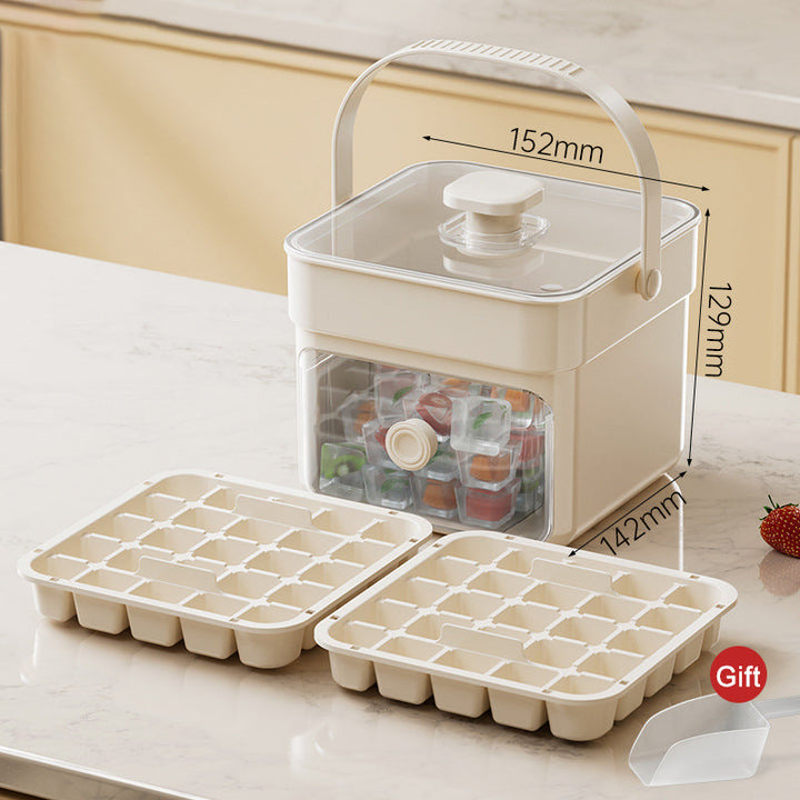 Distributeur de glaçons polyvalent pour café glacé, cocktails, et toutes vos boissons fraîches à la maison.