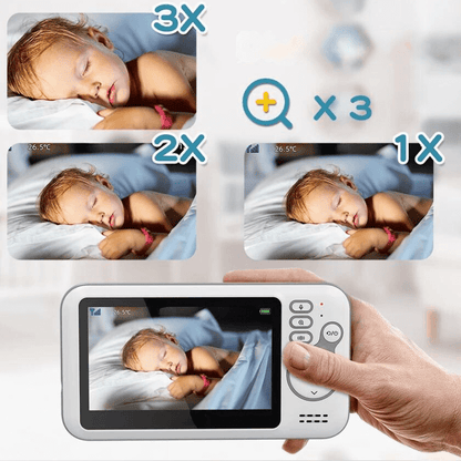 Trådlös Babymonitor med Tvåvägskommunikation