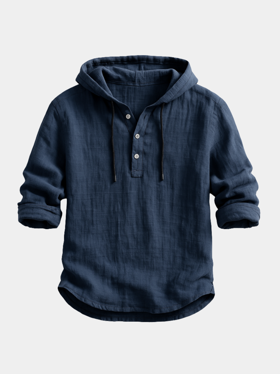 Chemise à capuche homme gris clair, style décontracté moderne, idéale pour un look chic casual et confortable au quotidien.