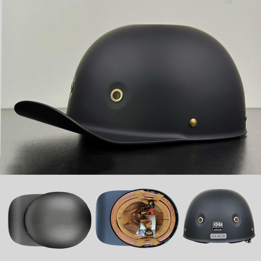 Confort supérieur du casque PulseCap, style baseball pour vos trajets en scooter.