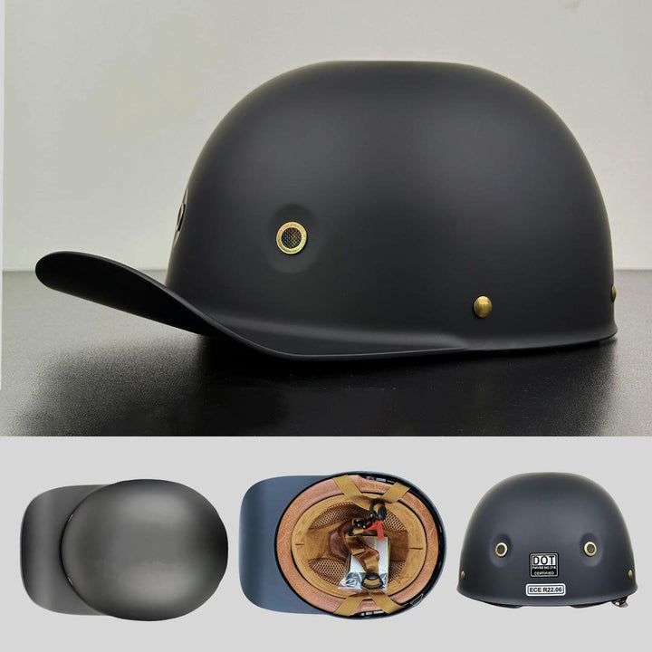 Confort supérieur du casque PulseCap, style baseball pour vos trajets en scooter.
