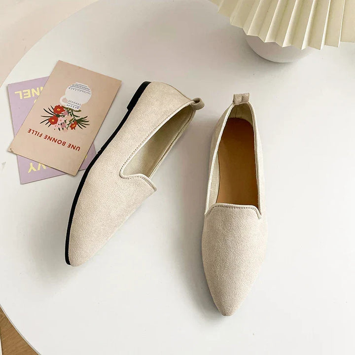 Mocassins Clarissa printemps/été femmes, bout pointu, un essentiel mode féminine chic et ultra confortable.