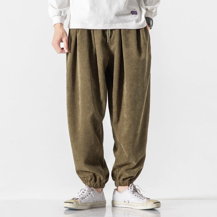 Pantalon large homme ultra confortable, style décontracté moderne, idéal pour toutes les saisons.