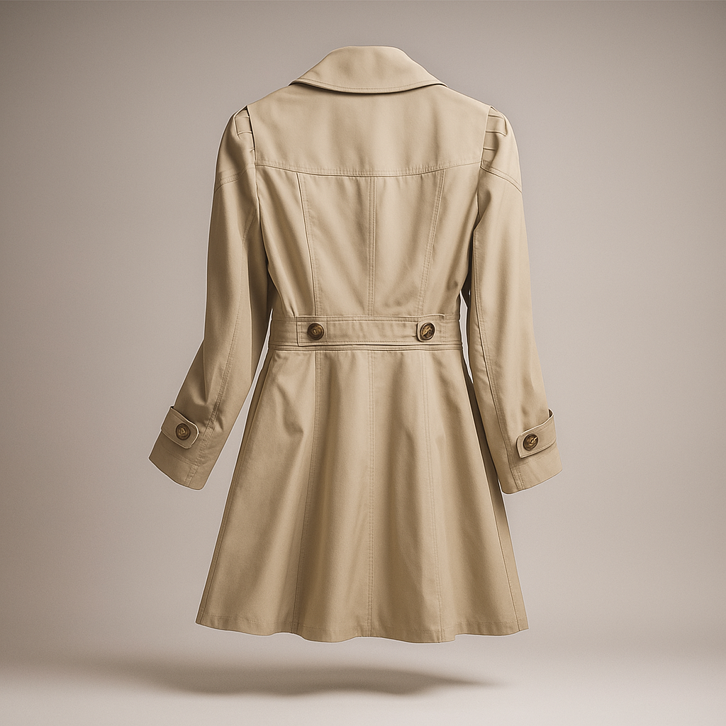 Trench-coat Classique Élégant pour femmes, un manteau de mode intemporel et polyvalent.