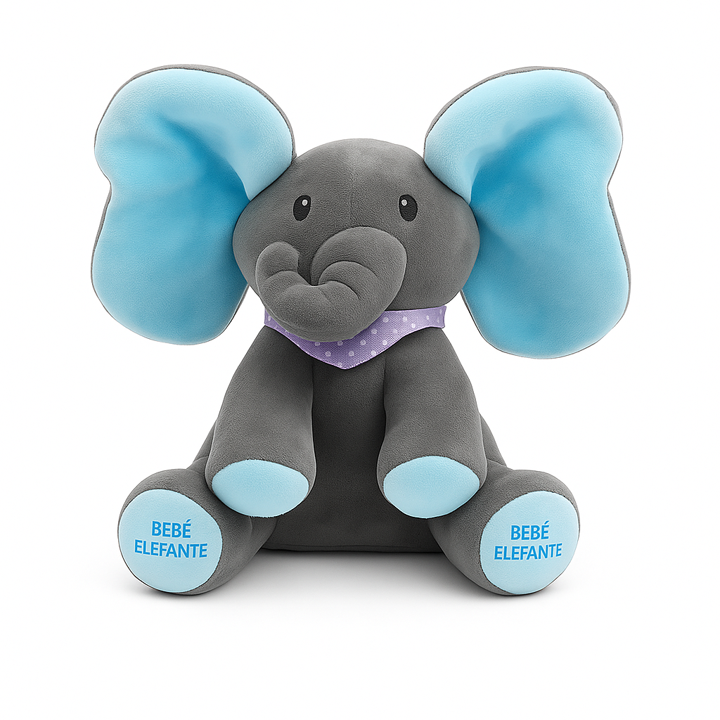 Peek-a-Boo Talking Elephant™ — ¡El Compañero Mágico de Tu Bebé!