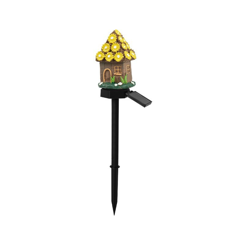 Accessoire de jardinage décoratif, lampe solaire champignon avec lumière LED, parfait pour l'ambiance extérieure.