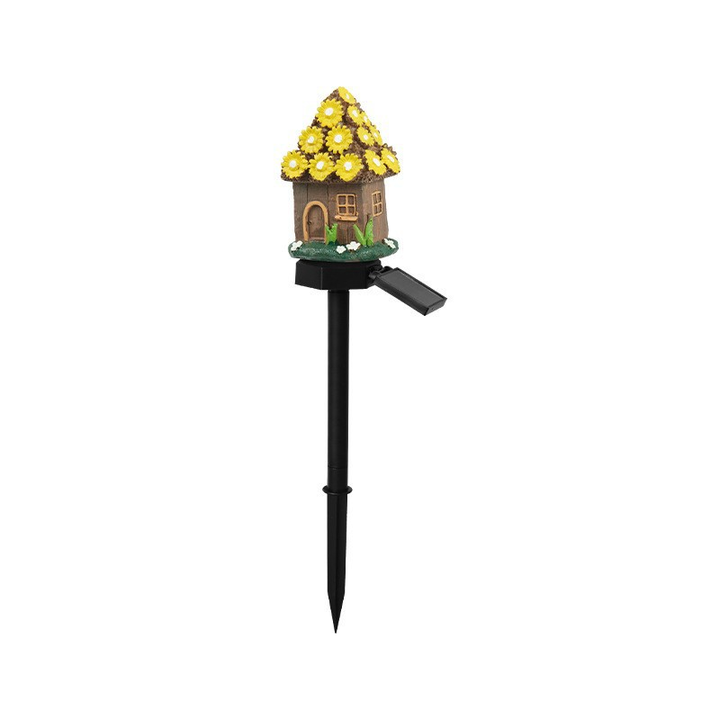 Accessoire de jardinage décoratif, lampe solaire champignon avec lumière LED, parfait pour l'ambiance extérieure.
