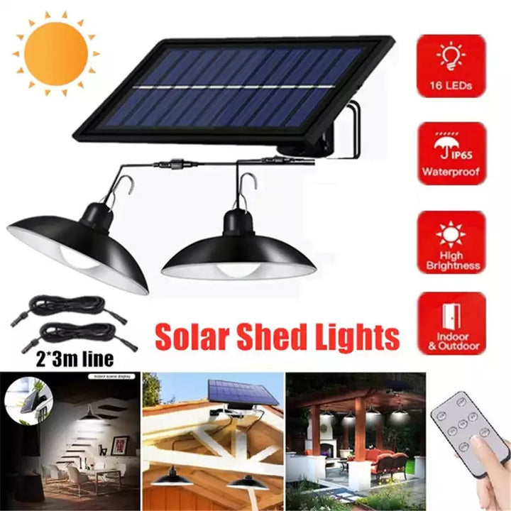Lumière LED solaire sans fil et portable, dotée d'une télécommande pour une utilisation polyvalente.