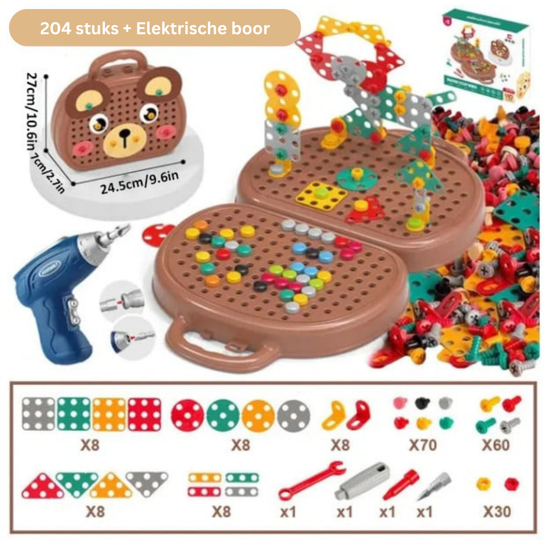 Cadeau idéal : jeu éducatif interactif DrillPlay pour stimuler créativité, motricité et développement de l'enfant.
