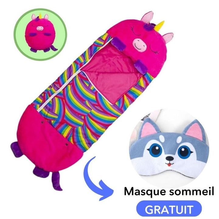 Coussin de jeu portable pour enfant, devient une gigoteuse confortable. Idéal pour la sieste et le jeu.