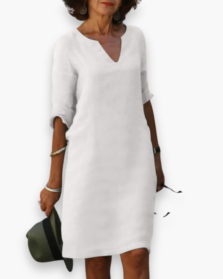 Robe femme décontractée, style intemporel. Confort ultime et élégance pour la mode quotidienne féminine.