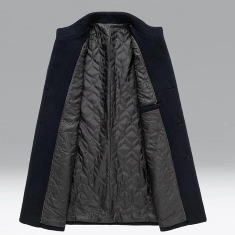 Veste homme Alex, un classique élégant et chaud pour l'hiver. Idéale pour la mode masculine formelle ou décontractée.