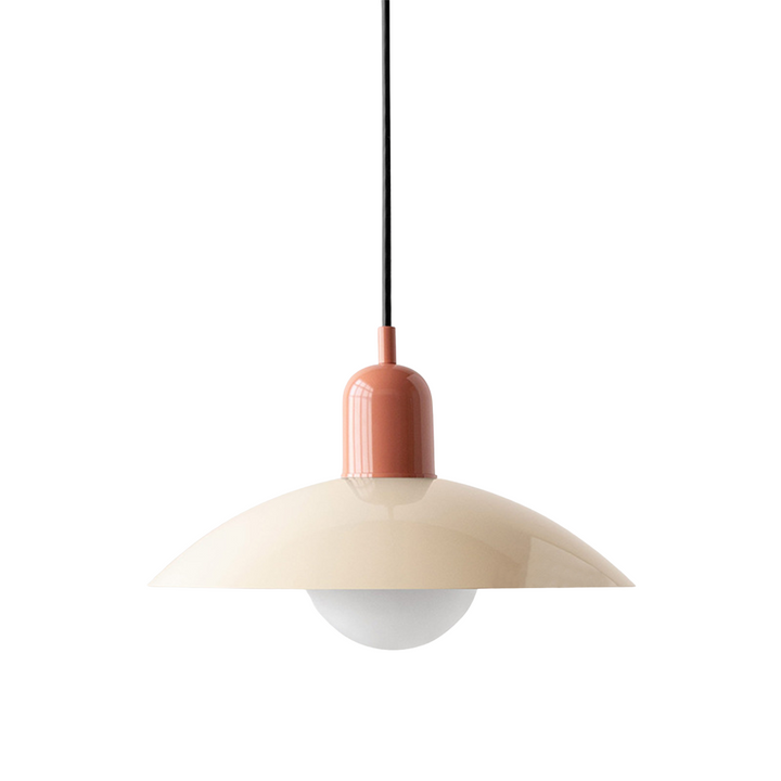 Luminaire Macaron vert menthe, suspension scandinave pour cuisine moderne et fraîche.