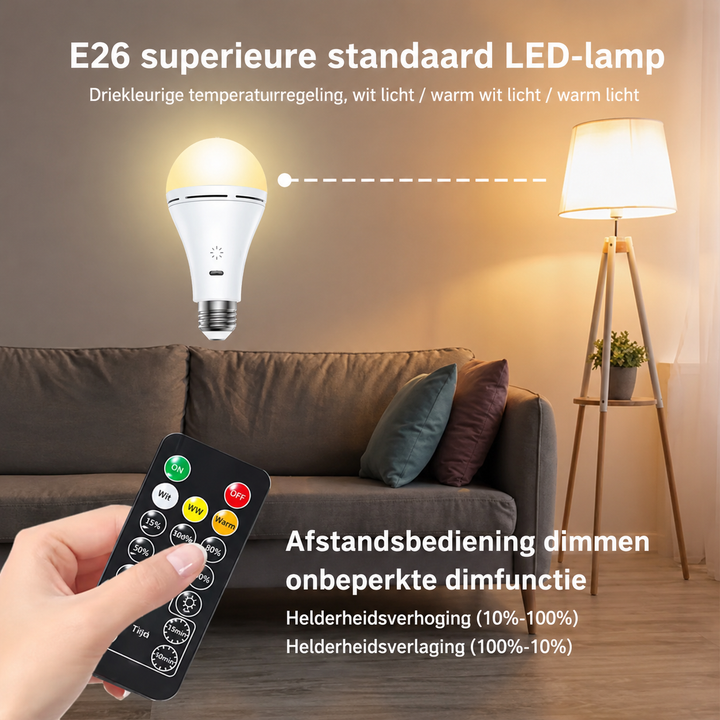 Lampe LED de table flexible, sans fil, rechargeable. Idéale pour bureau, chevet, salon, ou éclairage extérieur.