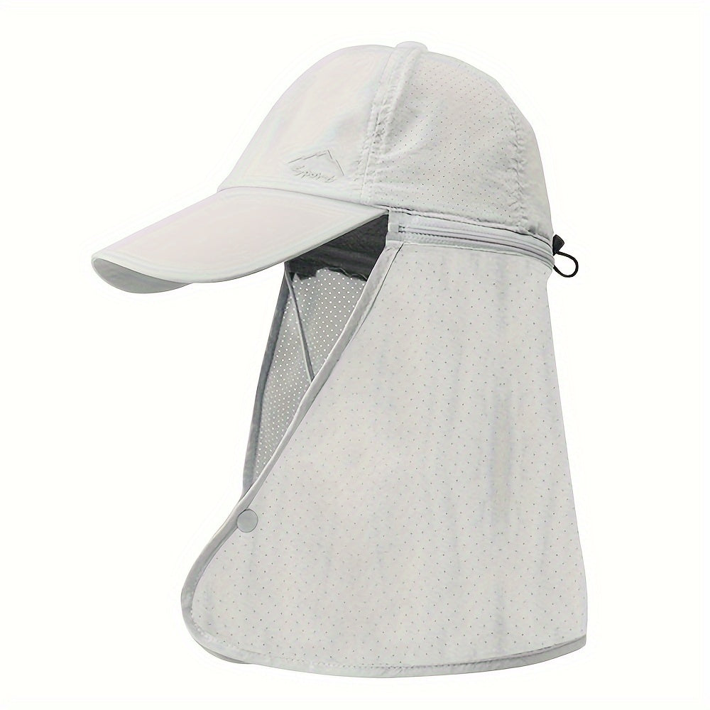 Protection UV pour la nuque et le visage: casquette trucker unisexe pour l'été et le sport.