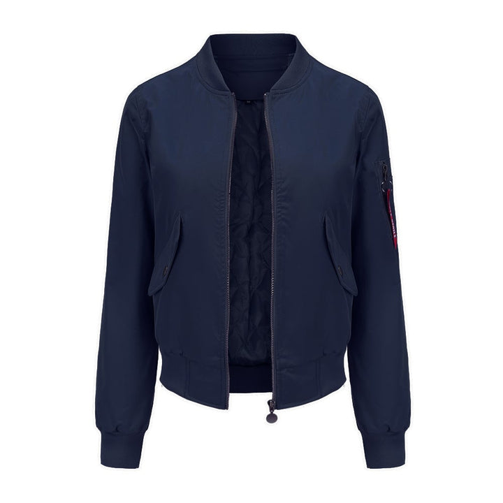 Élégant blouson veste femme léger, parfait pour un confort quotidien et un style urbain en mi-saison.