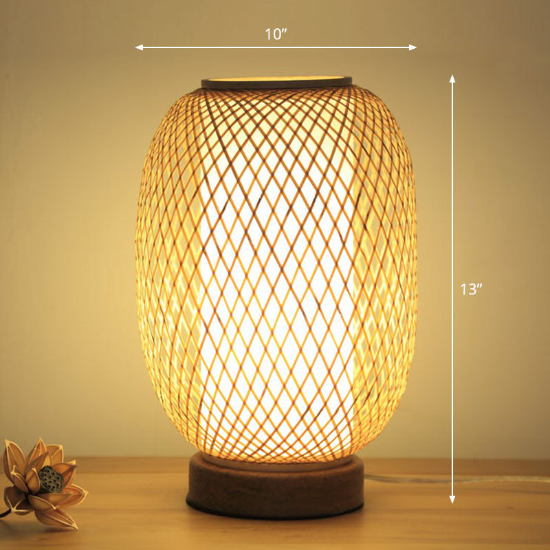 Éclairage d'ambiance design, lampe de table naturelle pour une atmosphère zen.