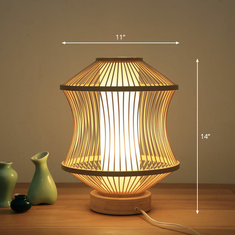 Luminaire d'appoint design scandinave, lumière chaleureuse pour décoration de chambre.