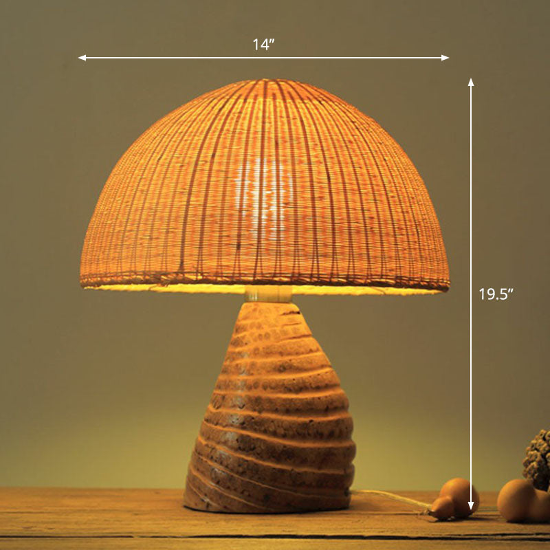 Lampe de nuit moderne, style naturel, éclairage apaisant pour un espace relaxant.