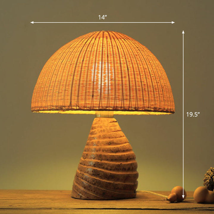 Lampe de nuit moderne, style naturel, éclairage apaisant pour un espace relaxant.