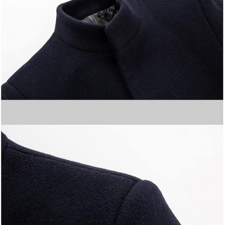Manteau homme Alex, veste longue élégante et chaude pour l'hiver, essentielle pour la mode masculine classique.