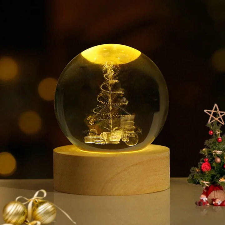 Lampe LED cristal, création d'une atmosphère magique, veilleuse ou lampe d'ambiance.