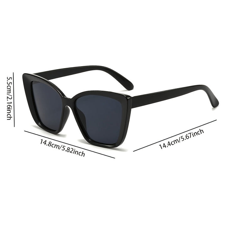 Lunettes de soleil oversized femme, design moderne et chic, parfaites pour l'été. Haute protection UV.