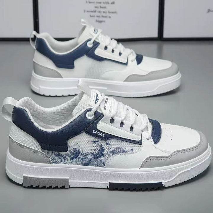 Baskets homme légères et tendance pour un look urbain et décontracté. Idéales pour le sport ou le confort quotidien.