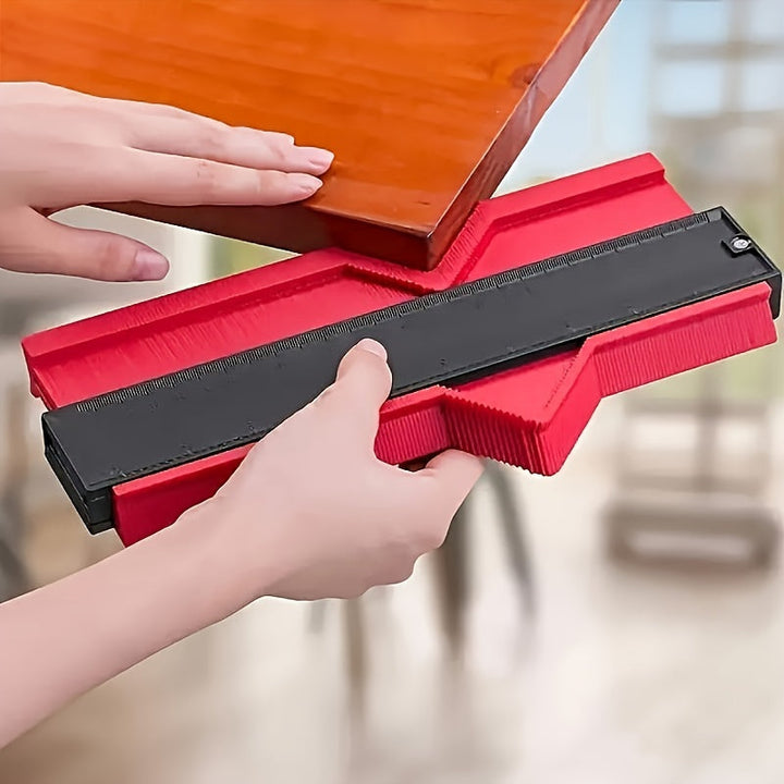Jauge de contour polyvalente pour bricoleurs et pros, simplifiant les travaux de mesure et découpe.