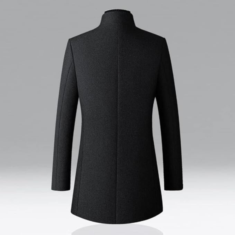 Manteau homme Alex pour hiver et automne, élégant, chaud, polyvalent pour un style classique ou urbain.