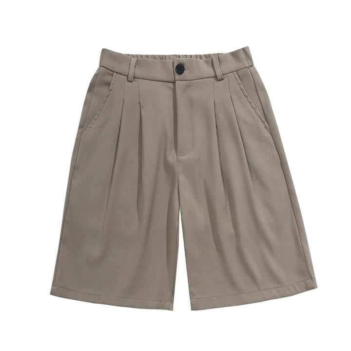 Pantalon homme kaki, tailleur décontracté, alliant style élégant et confort. Idéal pour la mode masculine d'été.