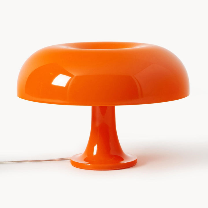 Décoration lumineuse: lampe de table champignon style vintage, lumière d'ambiance douce et design.
