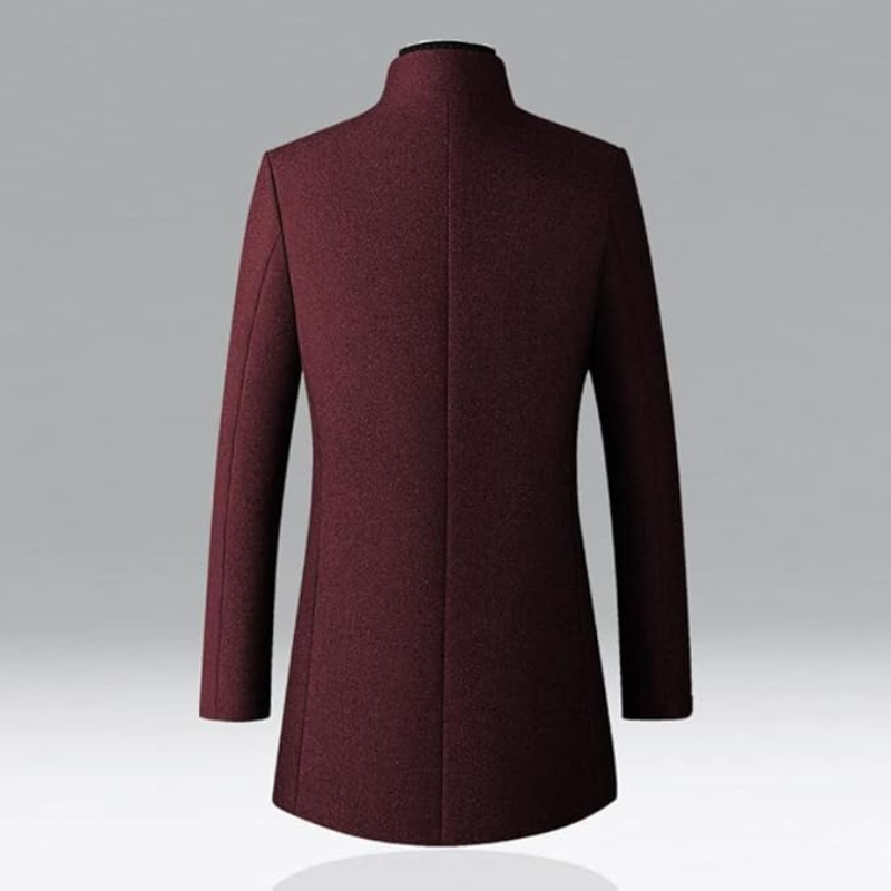 Manteau long homme Alex, chic et chaud, parfait pour affronter l'hiver avec style et élégance masculine.
