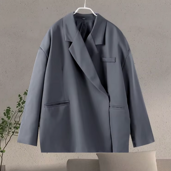 Élégant blazer oversize Felice pour femme, coupe ample et confortable, parfait pour un style décontracté chic.