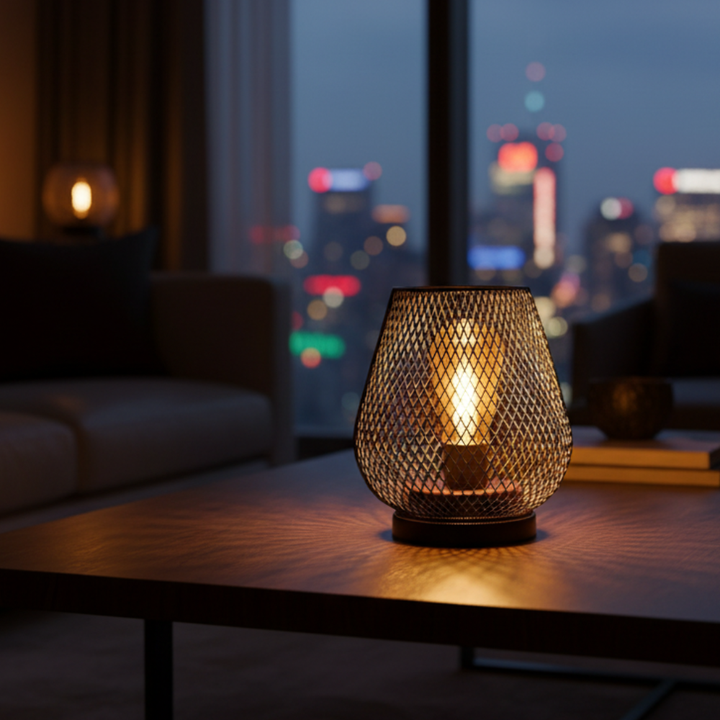 Lampes de table sans fil design moderne, éclairage minimaliste pour toute pièce, salon, terrasse ou jardin. Décoration.