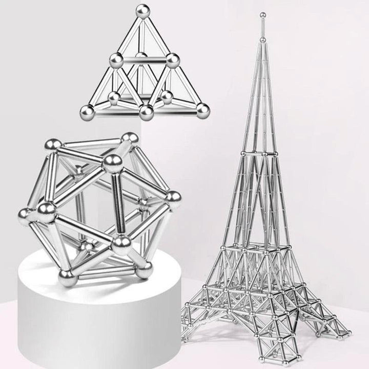 Cadeau idéal: jeu de construction magnétique pour des heures de créativité et d'amusement enfant.