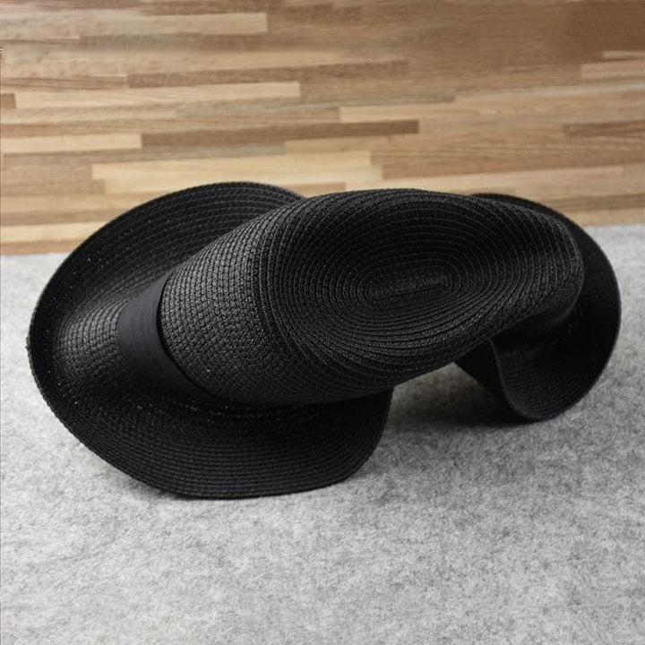 Chapeau classique fait main pour l'été, unisexe, élégant et essentiel pour la protection solaire.