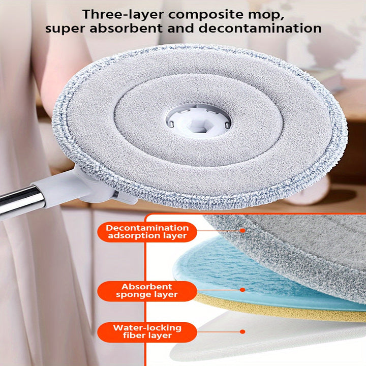 Kit de nettoyage ergonomique FlexiClean avec mop et seau, pour un entretien rapide et efficace des sols.