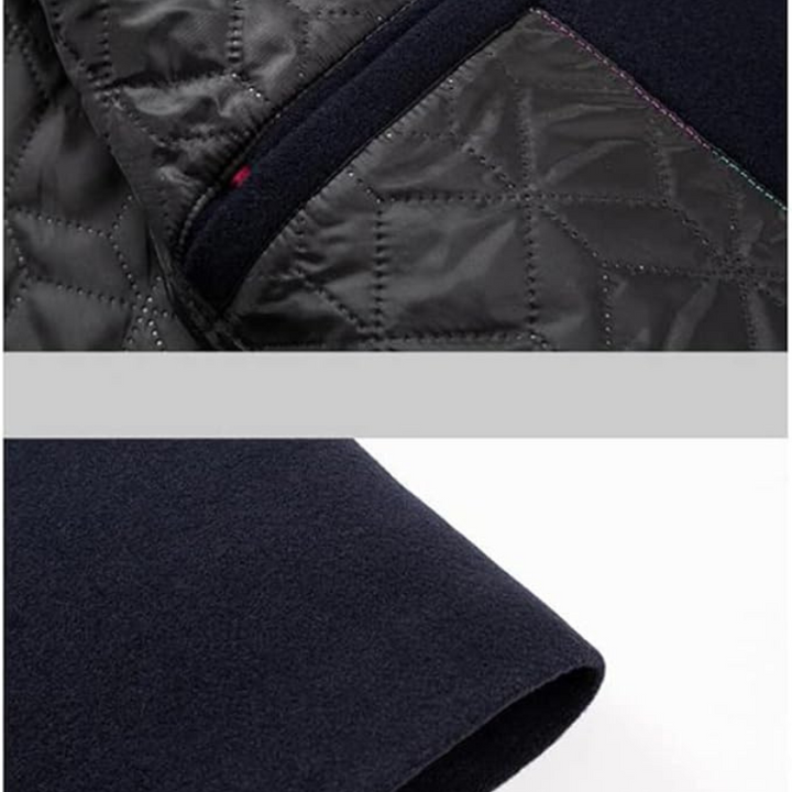 Veste homme Alex, chaude et élégante, pour l'hiver. Un manteau long polyvalent, parfait pour un look décontracté ou formel.