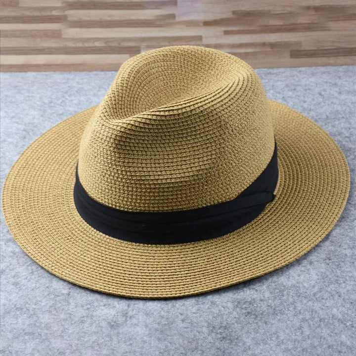 Accessoire de style: chapeau d'été classique unisexe, fait main, idéal pour protection solaire.