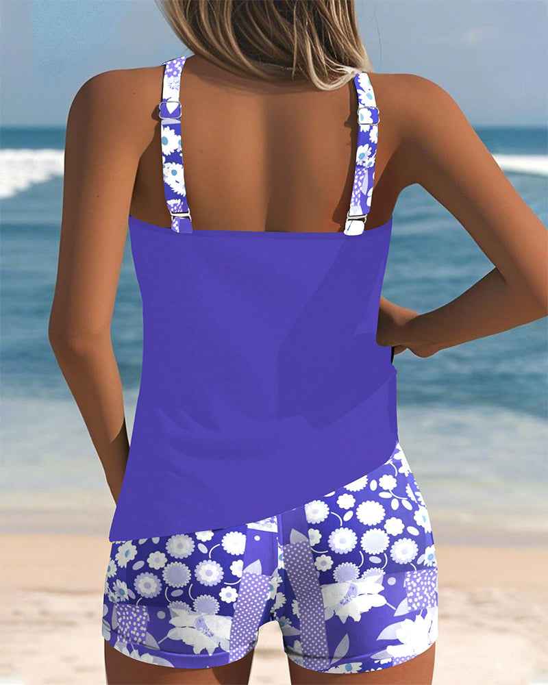 Maillot de bain femme deux pièces pour la plage ou la piscine, style tendance et coloris variés pour l'été.