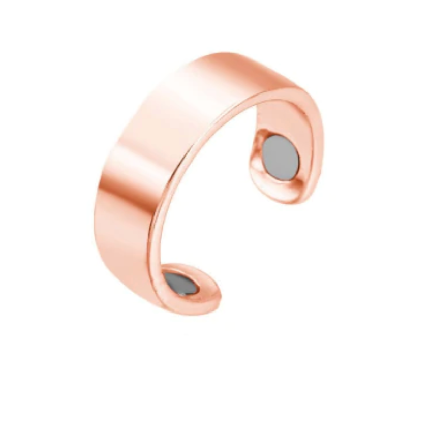 Bague détox magnétique thérapeutique. Idéale pour le drainage lymphatique, aide contre la rétention d'eau.