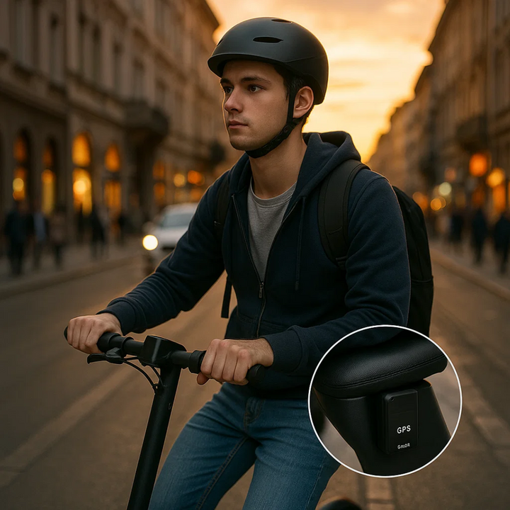 Traceur GPS magnétique compact avec audio. Idéal pour suivi véhicule, installation facile et sécurité.