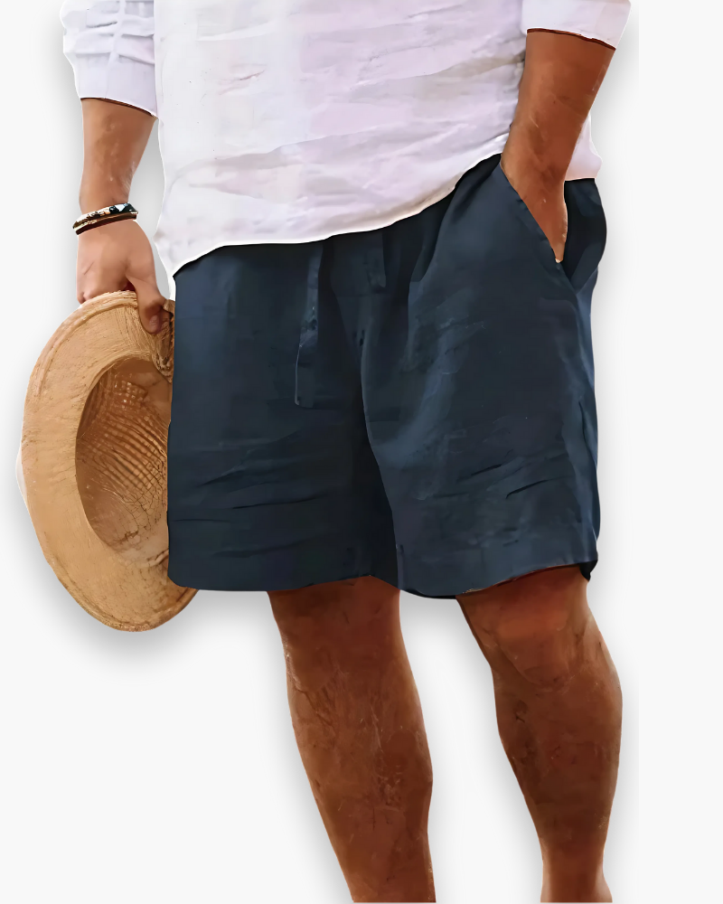 Short homme d'été décontracté, parfait pour la plage ou les vacances, tissu respirant.