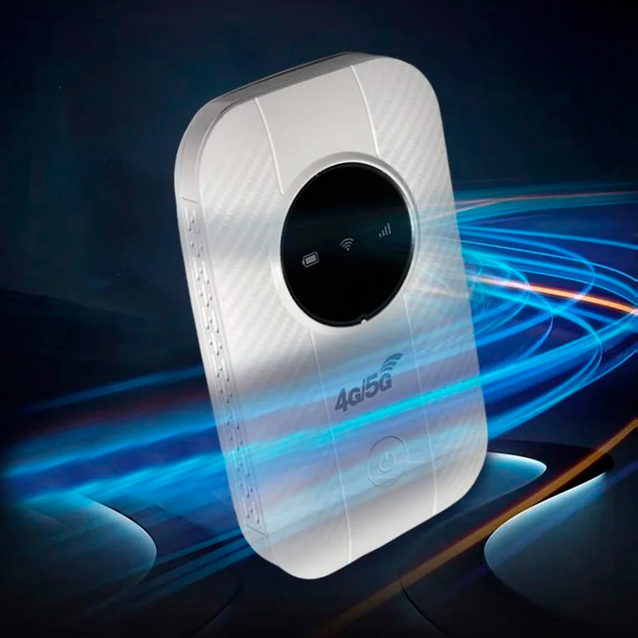 Routeur WiFi portable 5G NetVoyage, internet mobile illimité sans abonnement. Haut débit rapide pour le voyage.