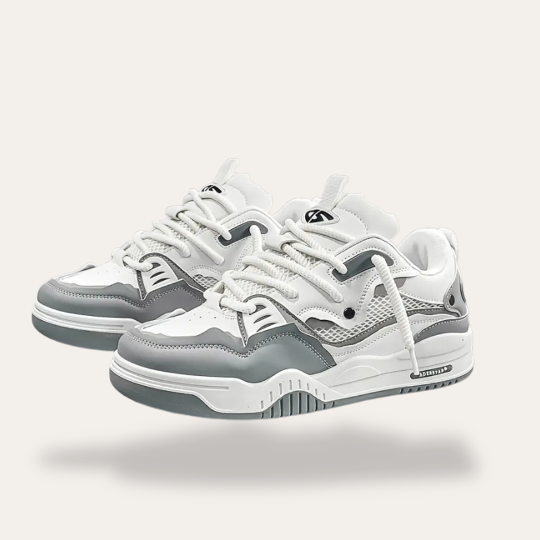 Sneakers orthopédiques modernes pour hommes, offrant confort optimal et soutien plantaire. Idéales au quotidien.