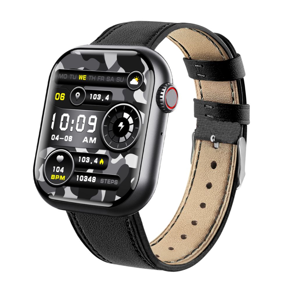 Suivi santé ultime avec montre intelligente: glycémie, tension, FC, SpO2, sommeil, pour homme/femme.