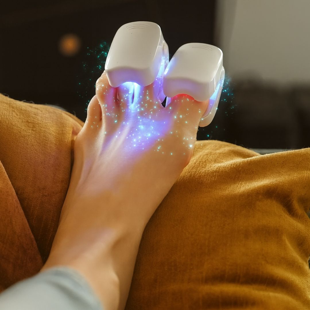 Ongles visiblement sains et forts après utilisation du soin Dermanail anti-mycose.