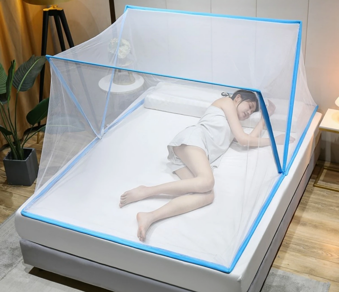 Protection insectes dôme pliable, MosquiDome pour chambre, garantit des nuits paisibles pour adultes et enfants.