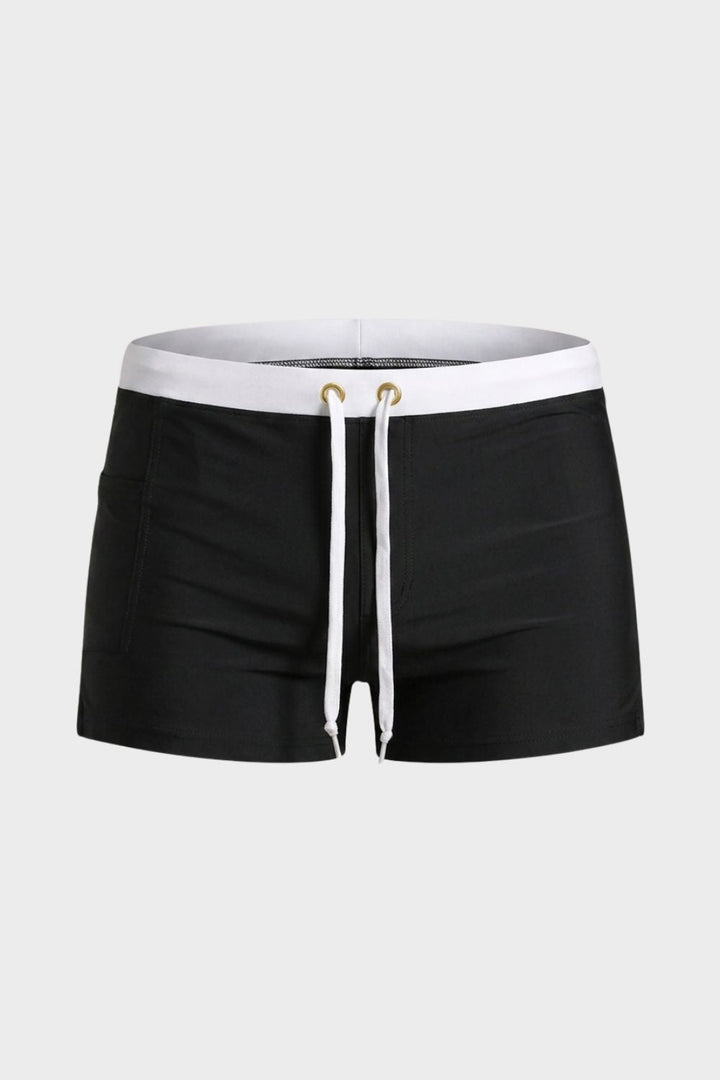 Short de bain homme élégant, séchage rapide pour plage et piscine.
